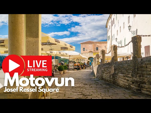 MOTOVUN | Josef Ressel Square (Lower Square) - Live WebCam