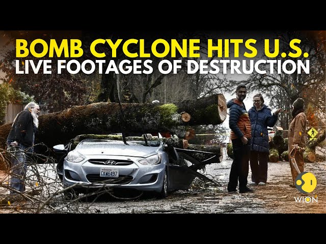 Bomb Cyclone LIVE: Deadly Cyclone Slams US, Leaves At Leasr Two Dead, 600,000 Without Power | WION