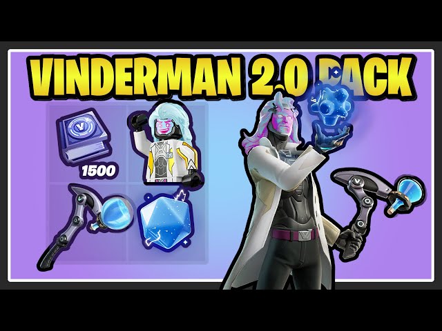 VINDERMAN 2.0 Pack Overview! How to Get Fortnite Save the World!