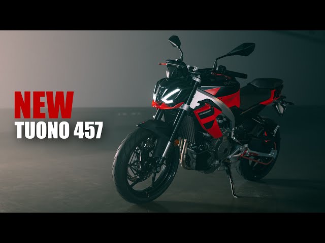 2025 APRILIA TUONO 457 REVEALED - New 400cc Streetfighter Bike