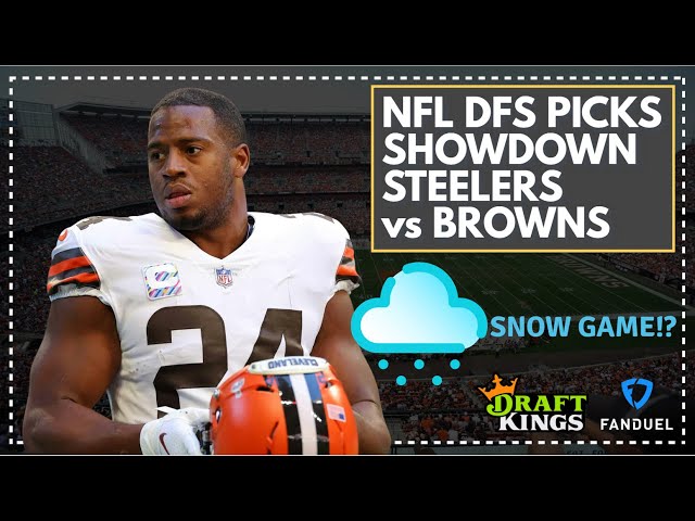 NFL DFS Picks for Thursday Night Showdown, Steelers vs Browns: FanDuel & DraftKings Lineup Advice