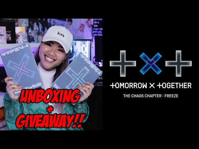 [UNBOXING WITH JAS!] TXT THE CHAOS CHAPTER: FREEZE ALBUM (BOY + YOU VER.) UNBOXING + GIVEAWAY!!