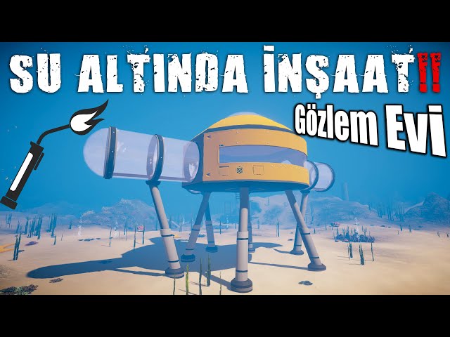 SU ALTINDA İNŞAAT !! BALIK ADAM İŞ BAŞINDA | GÖZLEM EVİ !!