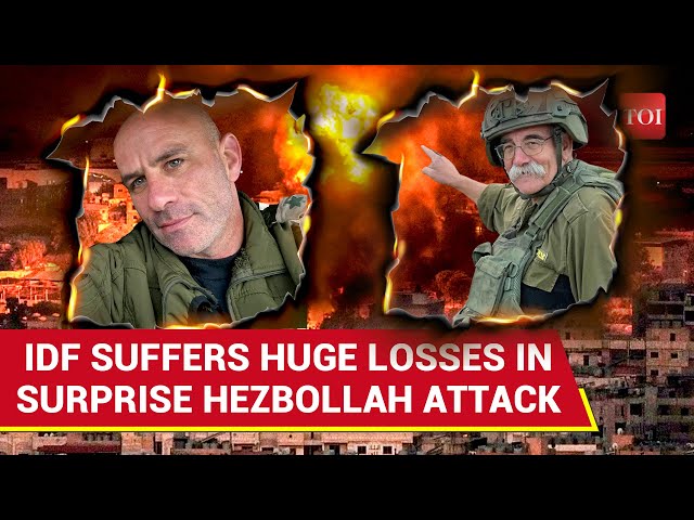 Hezbollah's Huge Hit: Chief Of Staff, Company Commander Of IDF's Golani Brigade Ambushed | Watch