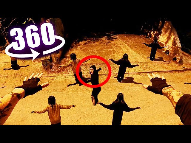 100 SERBIAN DANCING LADY CHASES YOU!