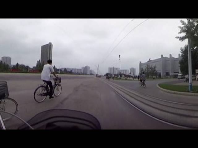 360 Video - Cycling Around Pyongyang, July 2016