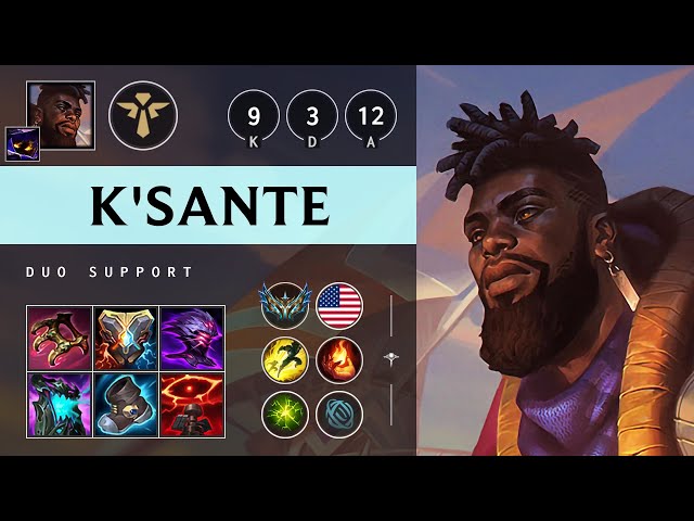 K'Sante Support vs Blitzcrank: Rampage - NA Challenger Patch 14.22