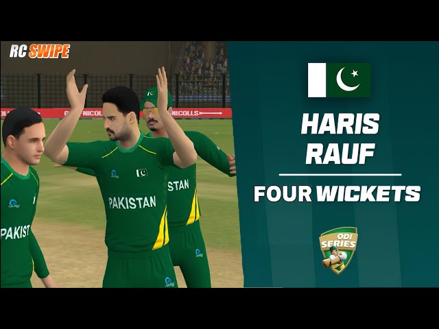 AUSTRALIA IN TROUBLE! Haris Rauf's 4-22 | Pakistan vs Australia | Real Cricket Swipe