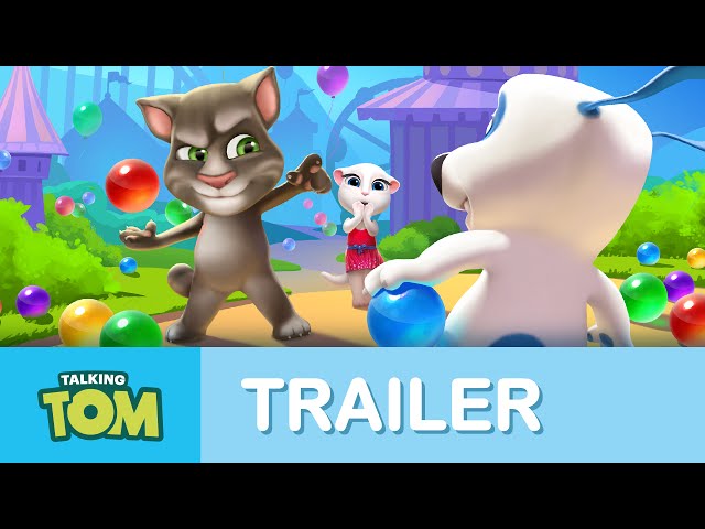 Talking Tom Bubble Shooter - Official Trailer