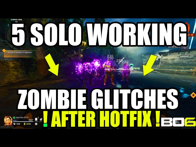 BO6 ZOMBIE GLITCH: 5 SOLO WORKING ZOMBIE GLITCHES AFTER HOTFIX 20 NOV BO6 XP GLITCH BO6 GOD MODE BO6