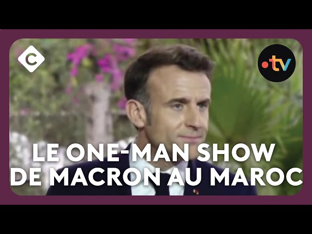 Le One-man show de Macron au Maroc - L’ABC de Bertrand Chameroy  - C à Vous - 30/10/2024