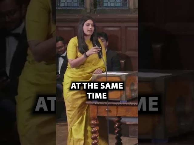 Palki Sharma at the Oxford Union