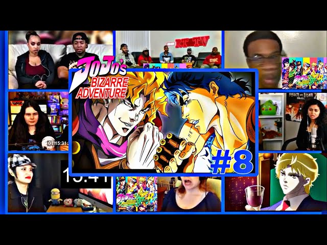 JoJo’s Bizarre Adventure Episode 8 Reaction Mashup