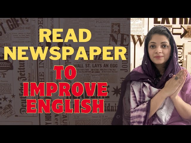 Can Reading Newspaper Improve Your English?| English With Me