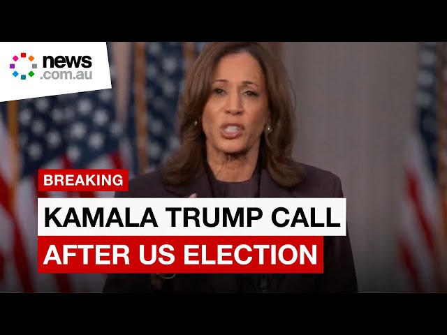 Kamala Harris says she called Trump after conceding US election