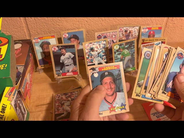 87 Topps Baseball Unboxing