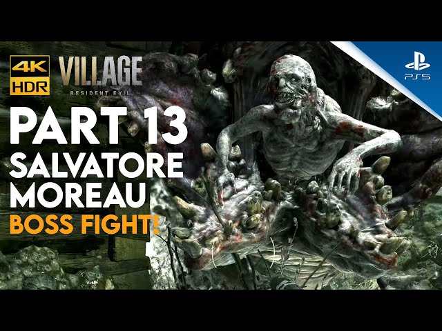 Resident Evil Village Gameplay Part 13 - Boss Fight with Salvatore Moreau - No Commentary