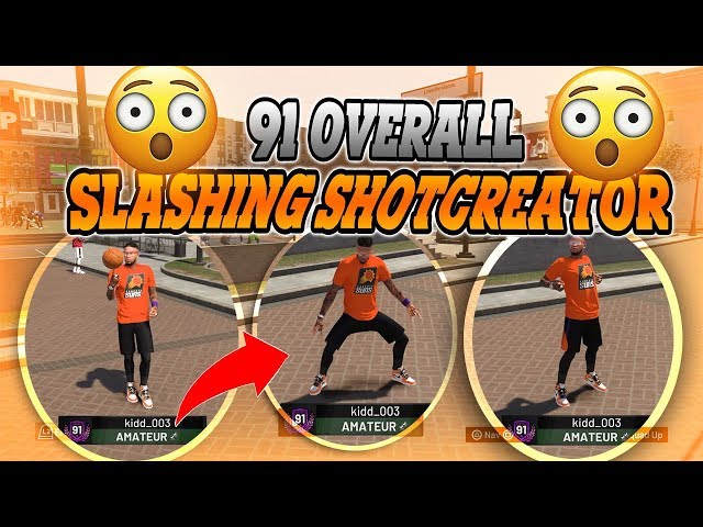 NBA2K19 I HIT 91 OVERALL WITH A SLASHING SHOTCREATOR!  PLAYER UPDATE!!