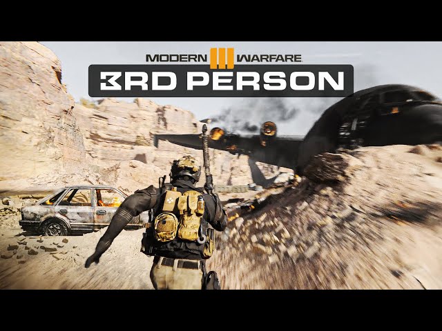 Modern Warfare III in 3RD PERSON MODE - AMAZING Gameplay Experience