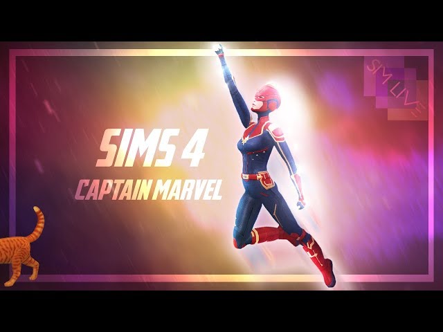 Sim Live, Create a Sim: Captain Marvel, Sims 4, Maxis Match