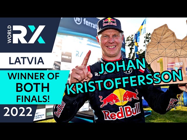 How Johan Kristoffersson won BOTH Finals at Ferratum World RX Of Riga - Latvia 2022