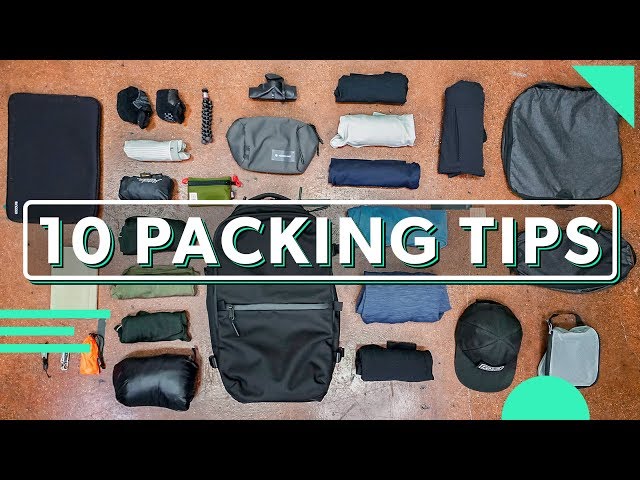 10 Minimalist Packing Tips For Your Next Trip & How To Pack Better For Travel