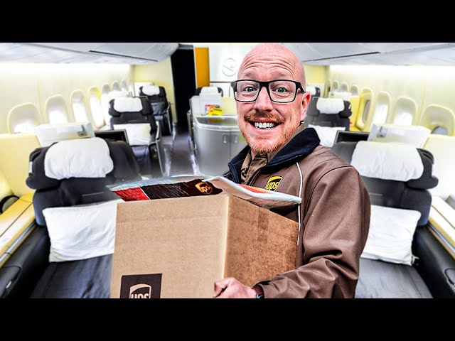 I Flew Parcels To Europe in FIRST CLASS (Cheaper Than UPS)