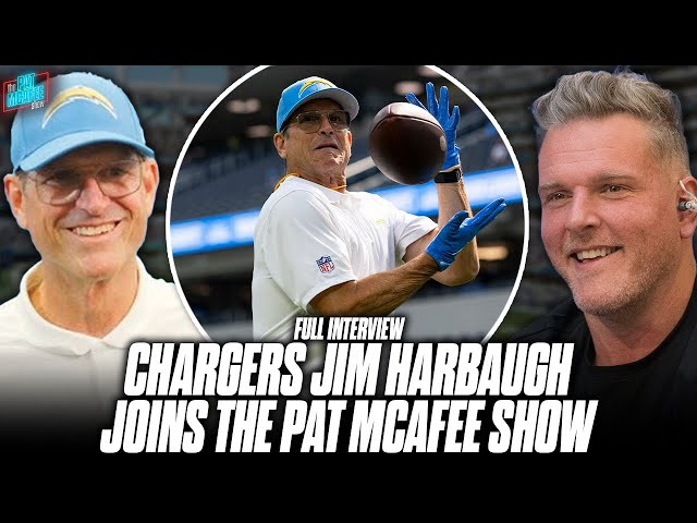 Jim Harbaugh Praises Justin Herbert & Chargers Toughness After Week 10 Win | Pat McAfee Show