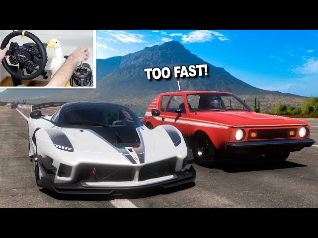 Drag racing in Forza, but it's UNFAIR...