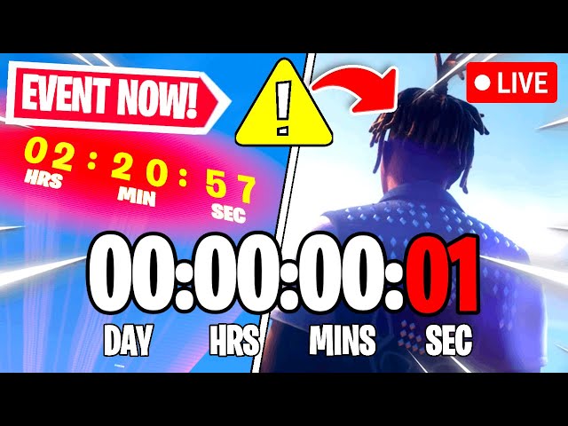 FORTNITE JUICE WRLD EVENT COUNTDOWN LIVE🔴 24/7 & In-game Event Right Now!