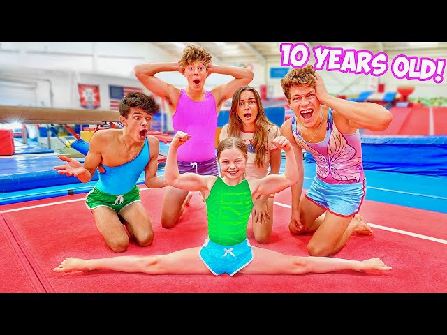 KIDS VS ADULTS EXTREME GYMNASTICS CHALLENGE!