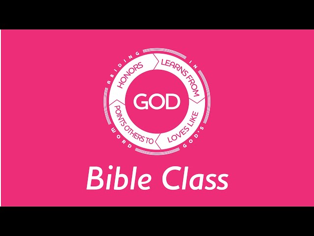 Bible Class, Wednesday Evening, Nov 20