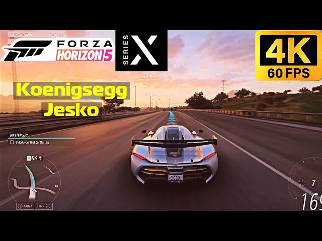 FORZA HORIZON 5 | KOENIGSEGG JESKO |  TEST DRIVE | 4k 60FPS | XBOX SERIES X