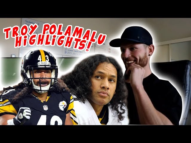 Rugby Player Reacts to TROY POLAMALU NFL Highlights YouTube Video