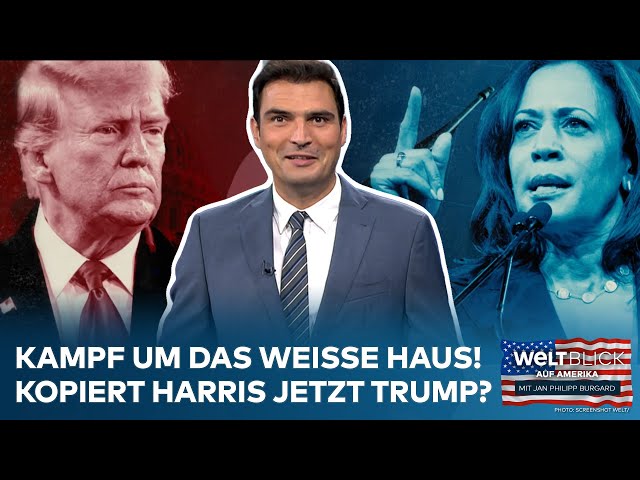 KAMPF UMS WEISSE HAUS: WELTBLICK auf Amerika mit Jan Philipp Burgard – Kopiert Harris jetzt Trump?