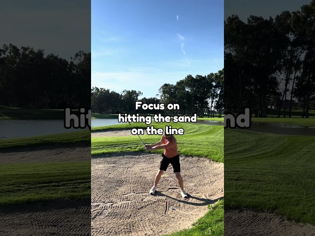 Cheat code for bunkers #golf #improveyourgolf #golftechnique #subscribe #golfskill #golftips