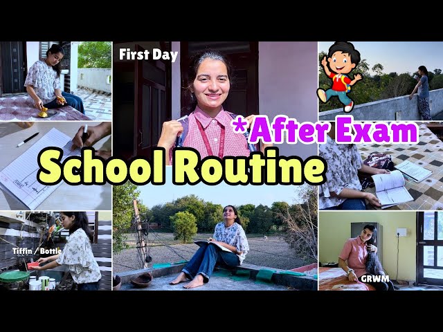 AFTER EXAM SCHOOL ROUTINE #school #exam #studyvlog