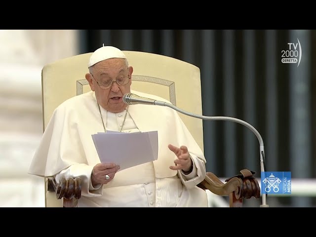 Papa Francesco, Udienza Generale del 20 novembre 2024