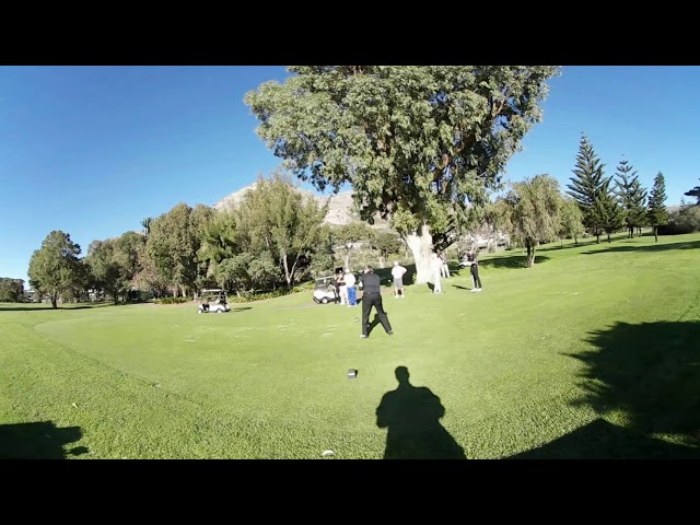 Watch Gary Player tee off in 360 in Cape Town