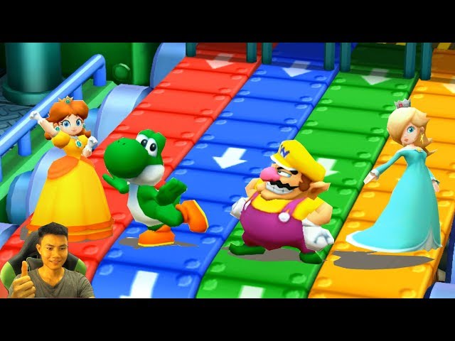 Mario Party The Top 100 - Daisy Vs Yoshi Vs Wario Vs Rosalina Very Hard Cpu| Who Will Win?