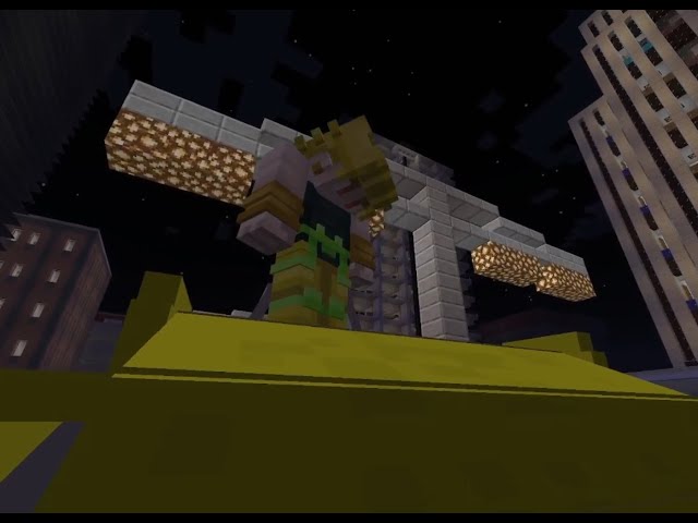 Jotaro vs Dio [Road Roller in Minecraft