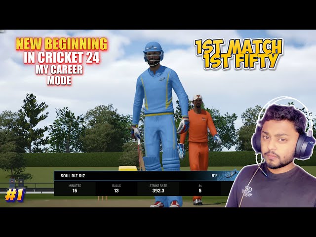 A New Era in Cricket 24 My Career Mode | Cricket24 Gameplay @rahulrkkomalji126   #1