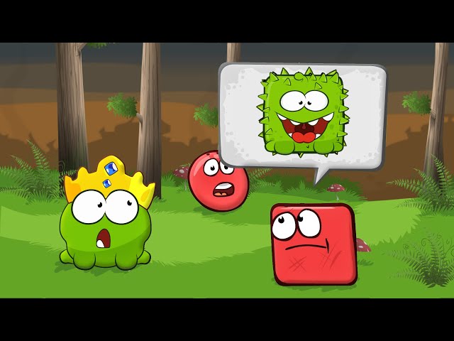 Red Ball 4 | King Om Nom In Red Ball 4 | All Levels | All Bosses