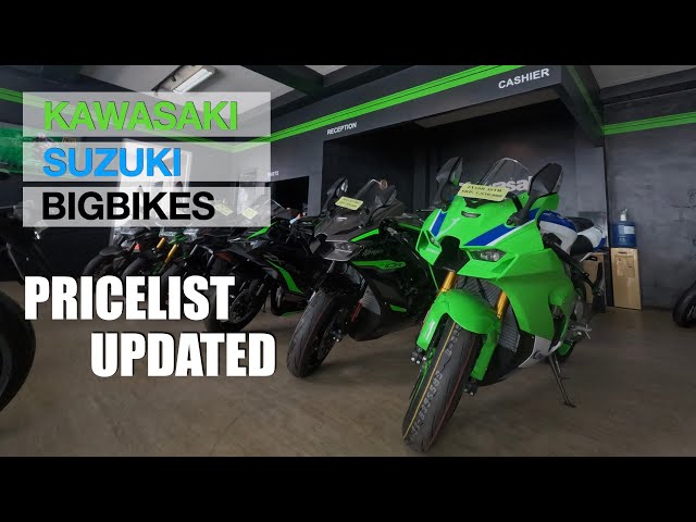 KAWASAKI & SUZUKI Bigbikes Pricelist Updated | NadzOnTwoWheels motovlog #pricelist