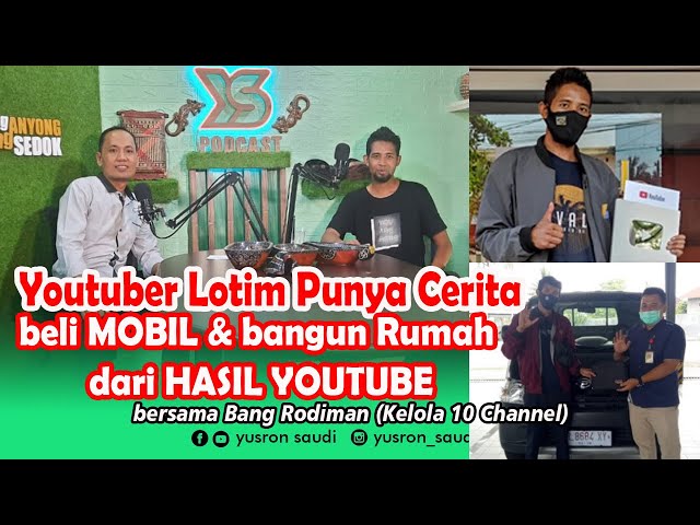 Bang Rudy Membangun Rumah dan Beli Mobil dari hasil Youtube di Lombok Indonesia