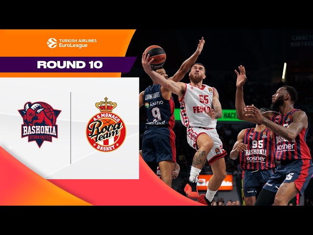 Powerful WIN | Baskonia – Monaco | BASKETBALL HIGHLIGHTS R10 2024-25