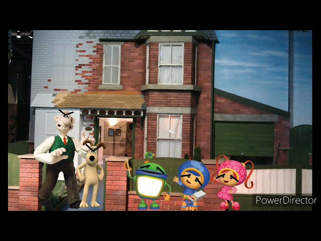 Team Umizoomi Tries to Wallace & Gromit House Burn Down And Call Wallace Baldy/Grounded