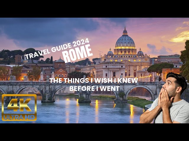 [4K] 🇮🇹 Rome Travel Guide 2024 and Top Places: I wish I knew this before I went, with DJI Avata 2