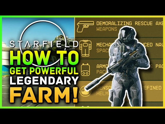 Starfield How To Get POWERFUL Early - Legendary Gear Farm, Location, Tips & Tricks