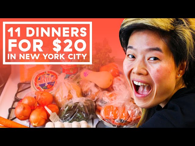 I Made 11 Dinners For Two People On A $20 Budget (In NYC!)